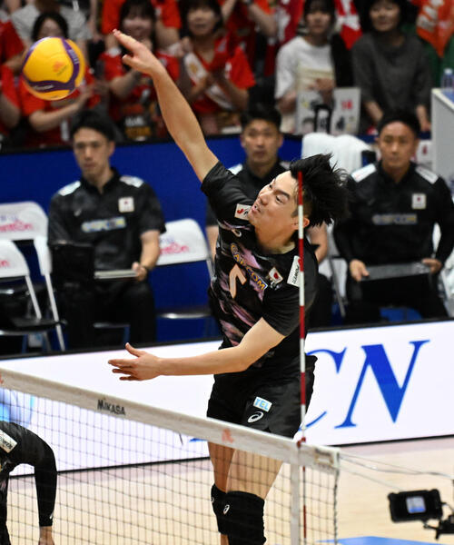 【バレー】大塚達宣、大逆転勝利の立役者に「楽しくてしょうがなかった」チーム最多18得点