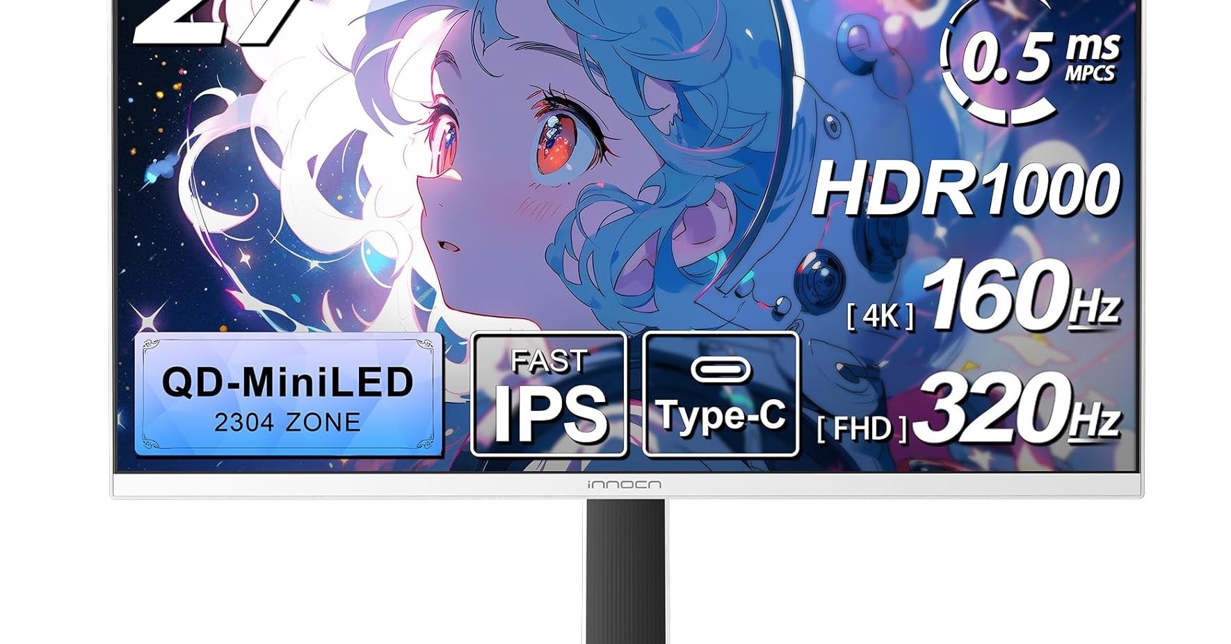 [ITmedia PC USER] 圧倒的な没入感でゲームを楽しめる「INNOCN 27型4Kゲーミングディスプレイ」が35％オフの6万3980円に