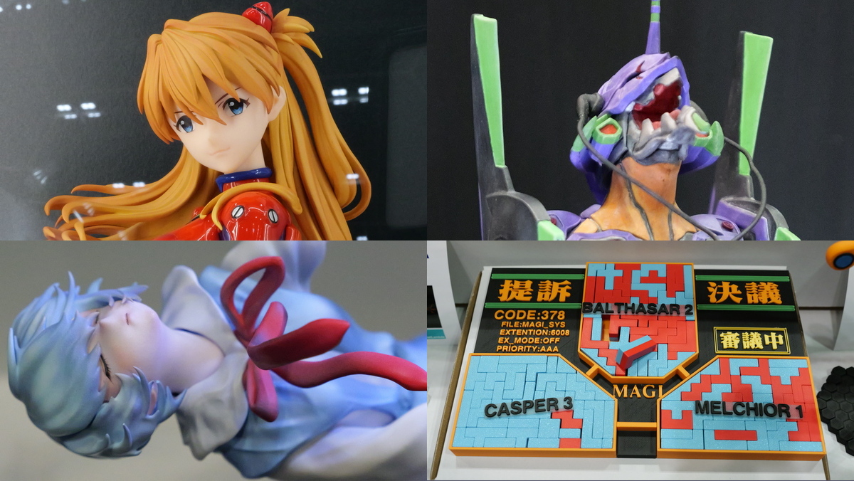 30年以上前の「使徒、襲来」から人気が衰えない「エヴァンゲリオン」シリーズの作品をワンフェス2026[夏]会場でピックアップ