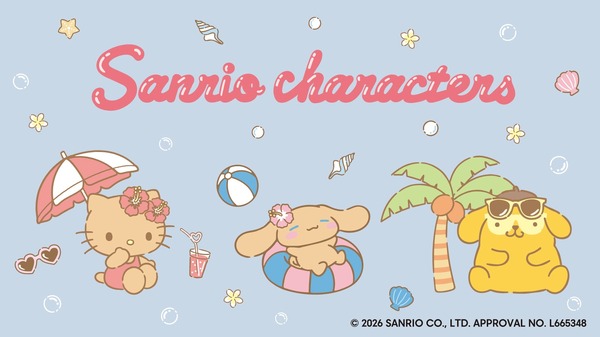 オンラインストアでの販売は朝5時から！GU×「サンリオキャラクターズ」日焼けしたポムポムプリンたちの新作アパレルが7月13日より展開