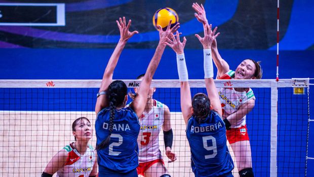 バレー女子日本代表がNL準々決勝でブラジルに1-3で敗れベスト8止まり