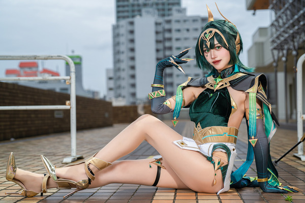 【コスプレ】スレンダーな美ボディはまるでゲームキャラそのもの！『原神』ネフェルがしなやかなポージングで神秘的な美貌を披露【写真8枚】