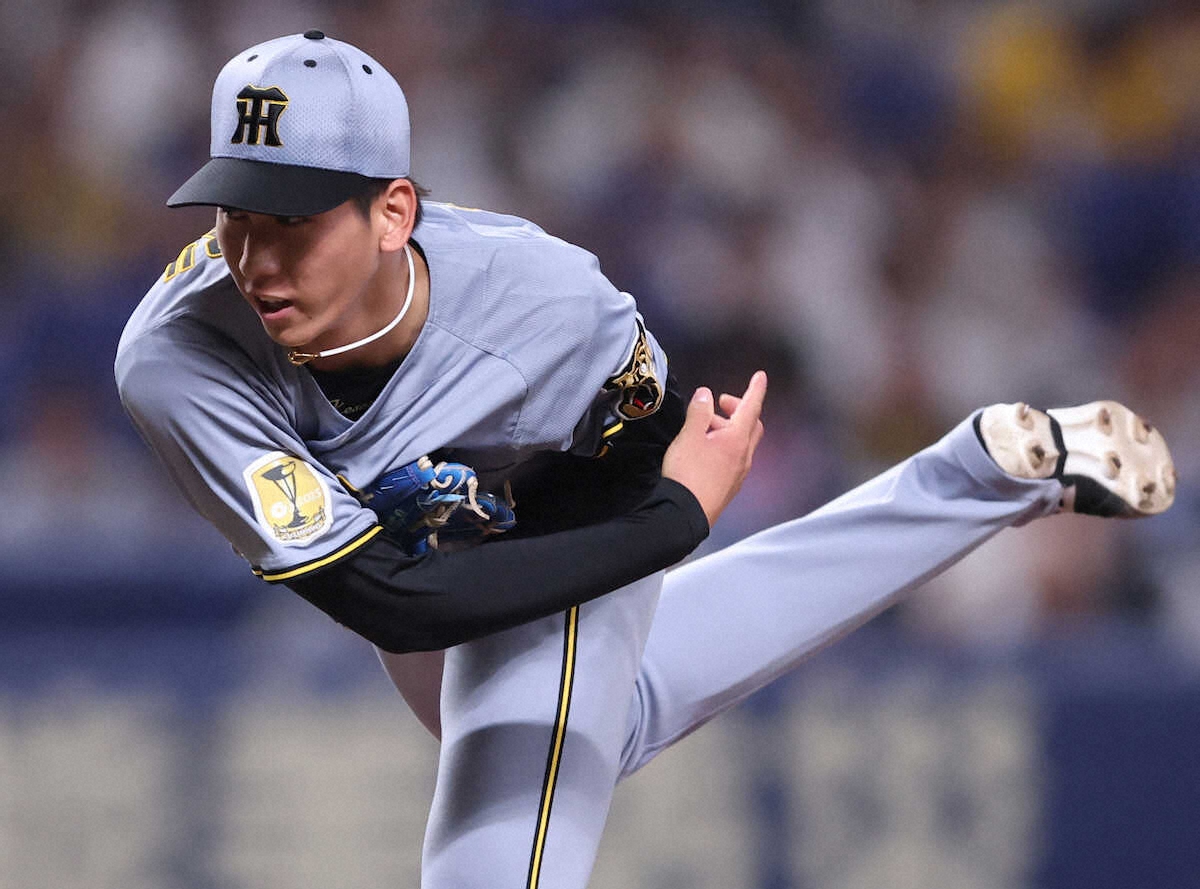阪神・今朝丸裕喜がプロ初先発で黒星、藤川監督はさらなる成長を要求