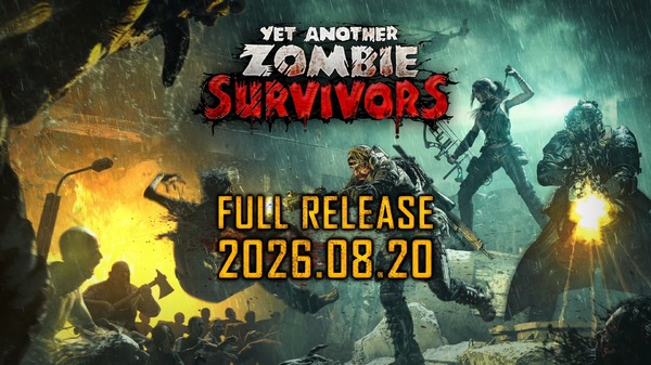 【7月24日から期間限定で過去作無料配布】「非常に好評」ヴァンサバライク『Yet Another Zombie Survivors』8月20日正式化決定―新キャラ・新ステージ・新モードも同時に追加