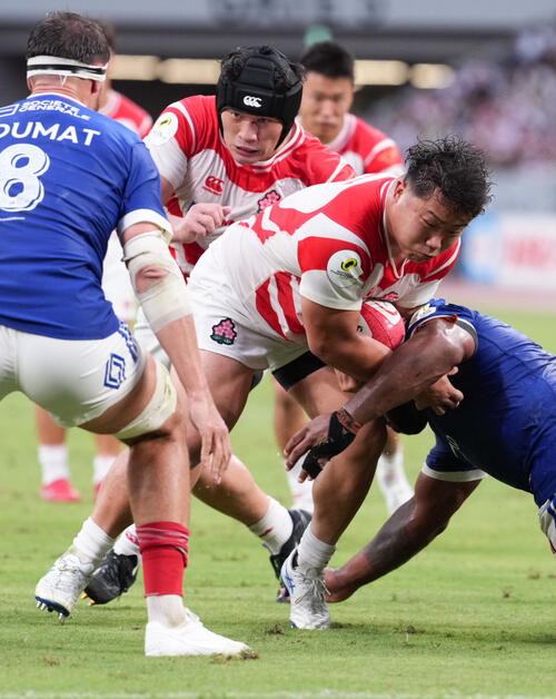 【ラグビー】江良颯「誰がトライしたかは別にいい」大塚壮二郎にトライ譲るも「いいプレー」