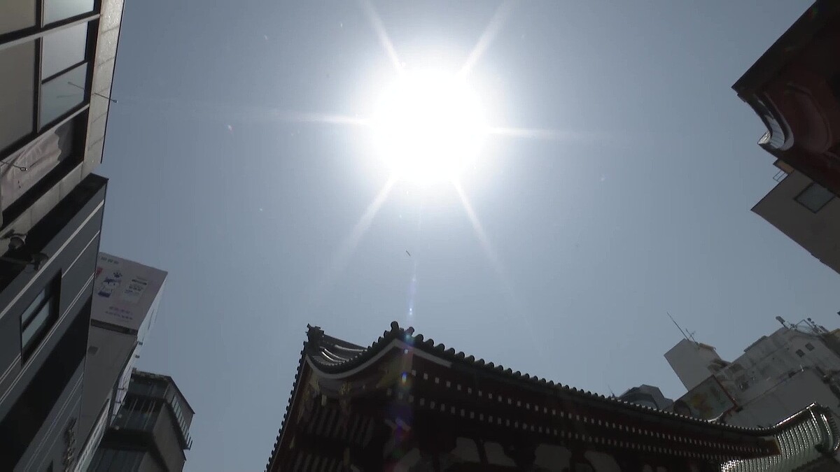 全国で35度以上の猛暑日が39カ所、今年最多を記録 太宰府市では37.8度