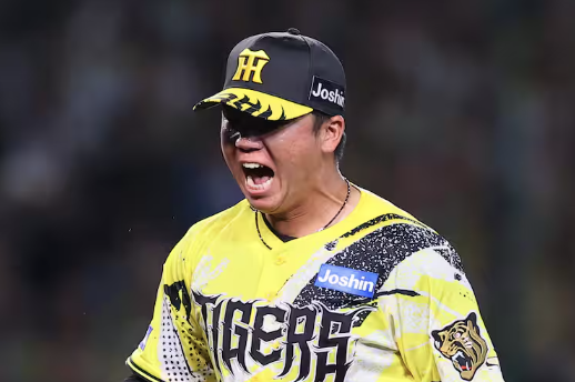 村上頌樹、完封で8勝目wwwww阪神は前半戦を首位でターンに成功！！！