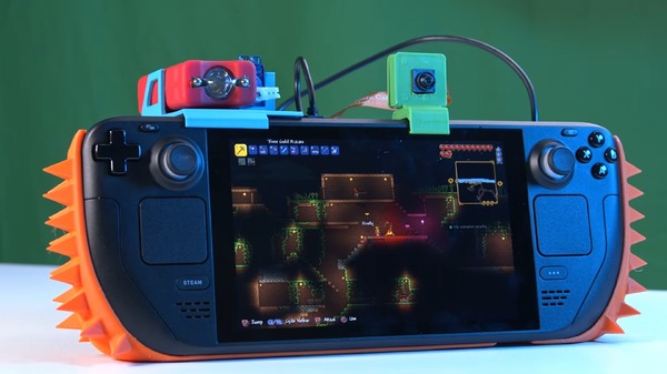 Steam Deckを自動スタンガンで武装！？やり過ぎセキュリティ実装ケースが制作