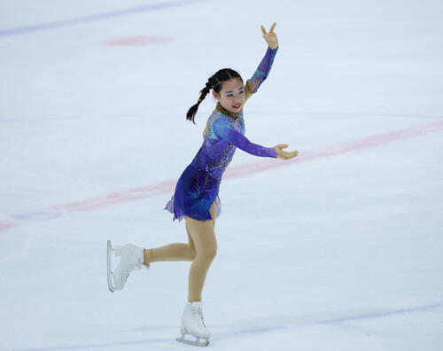 【フィギュア】今季ジュニア転向の宮崎花凜が2位「全日本ジュニアで表彰台に乗れたら」