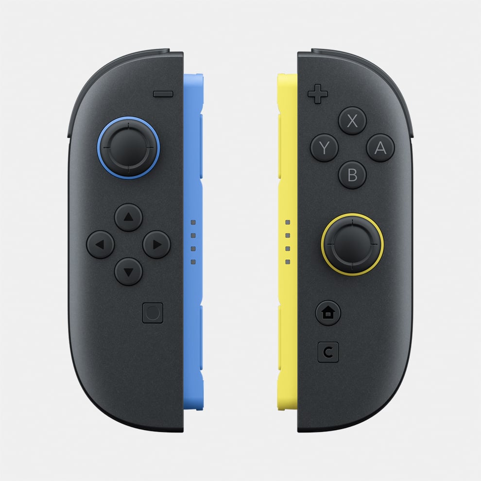 ジョイコン2にさわやかな新色登場！ Switch2用コントローラー「Joy-Con 2(L) ブルー/(R) ライトイエロー」本日発売「スプラ3」のすりみ連合カラーのジョイコン！