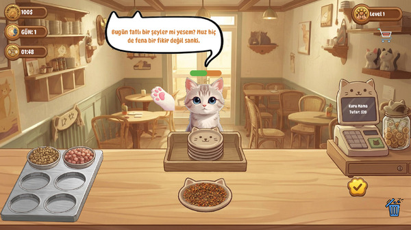 思ってたのと違うネコカフェ経営シム『Cat Cafe』Steamにてリリース。猫がお客で彼らに尽くして人気店をめざす