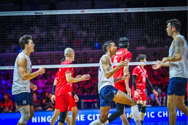 男子バレー日本がVNL準決勝で米国にフルセット惜敗、3位決定戦へ