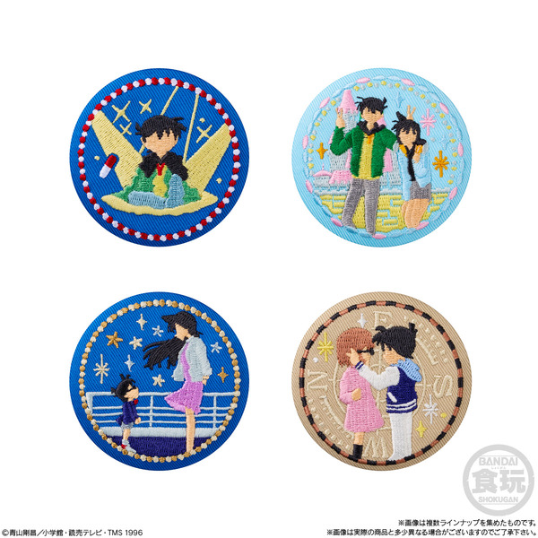 「コナン＆怪盗キッド」「新一＆毛利蘭」などをデザイン！全11種の「名探偵コナン 刺繍缶バッジビスケット」に感情爆発