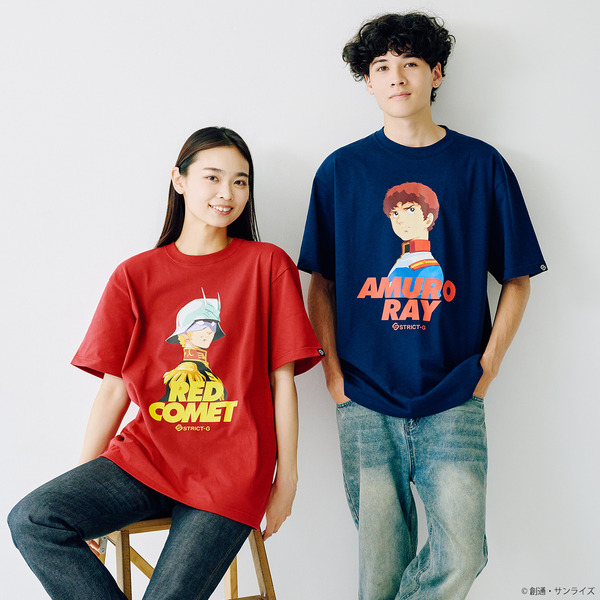 「ガンダム」アムロ、シャア、カツ・レツ・キッカも！アニメの世界をPOPにまとうカラーグラフィックTシャツが新登場