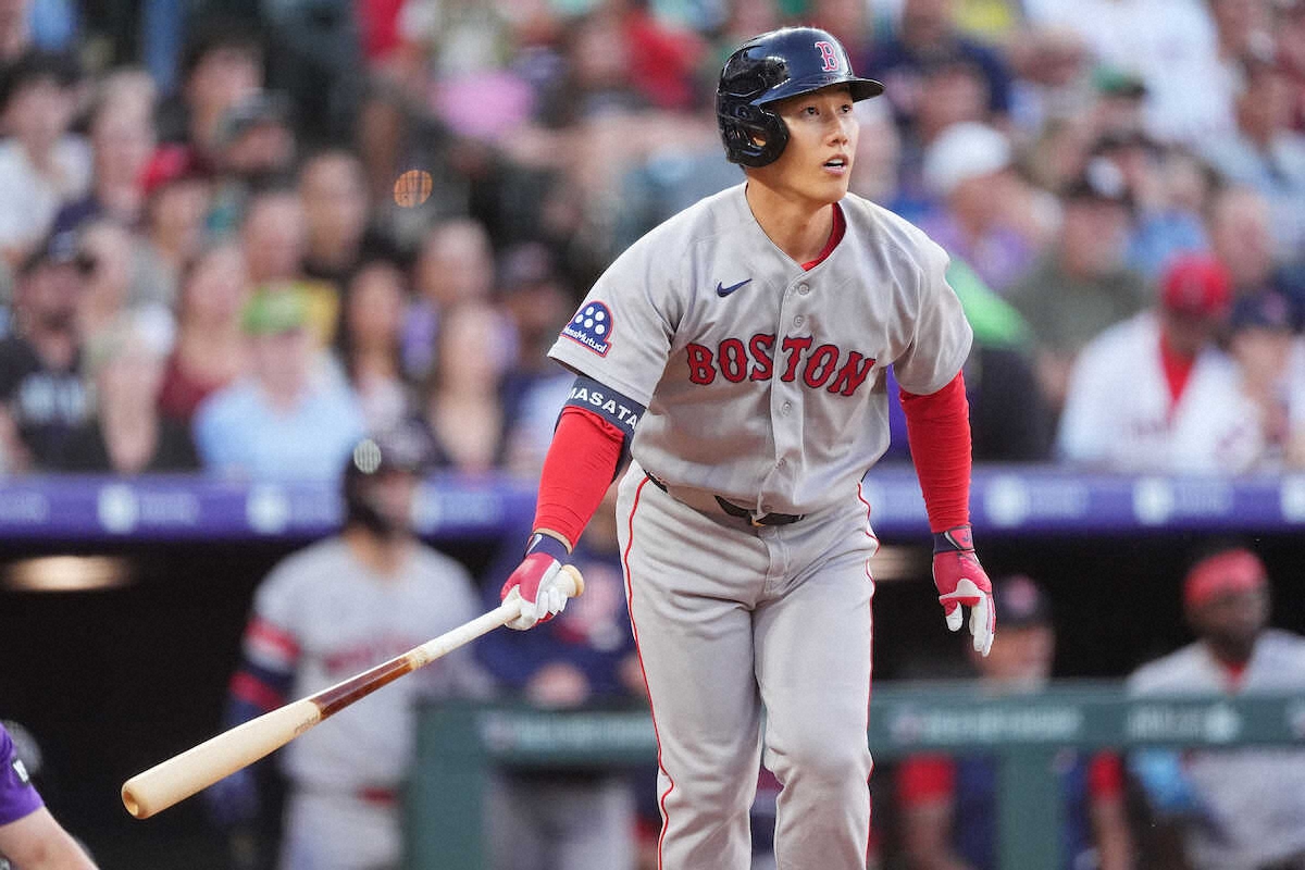 吉田正尚が大谷の前でソロ弾、ドジャースタジアムで球団初スイープに貢献